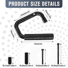 Front Grab Bar Grab Handles, Front Grab Handle Kit Black Textured Compatible