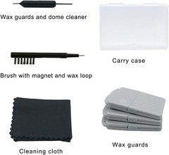 Comprehensive Hearing Aid Cleaner Set – 3 Packs of Wax Guards & Brushes for Care