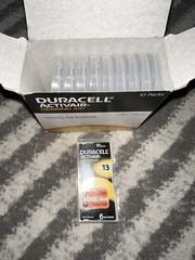 10 Pack Duracell Activair Hearing Aid Batteries Size 13 (6 Per Pack)