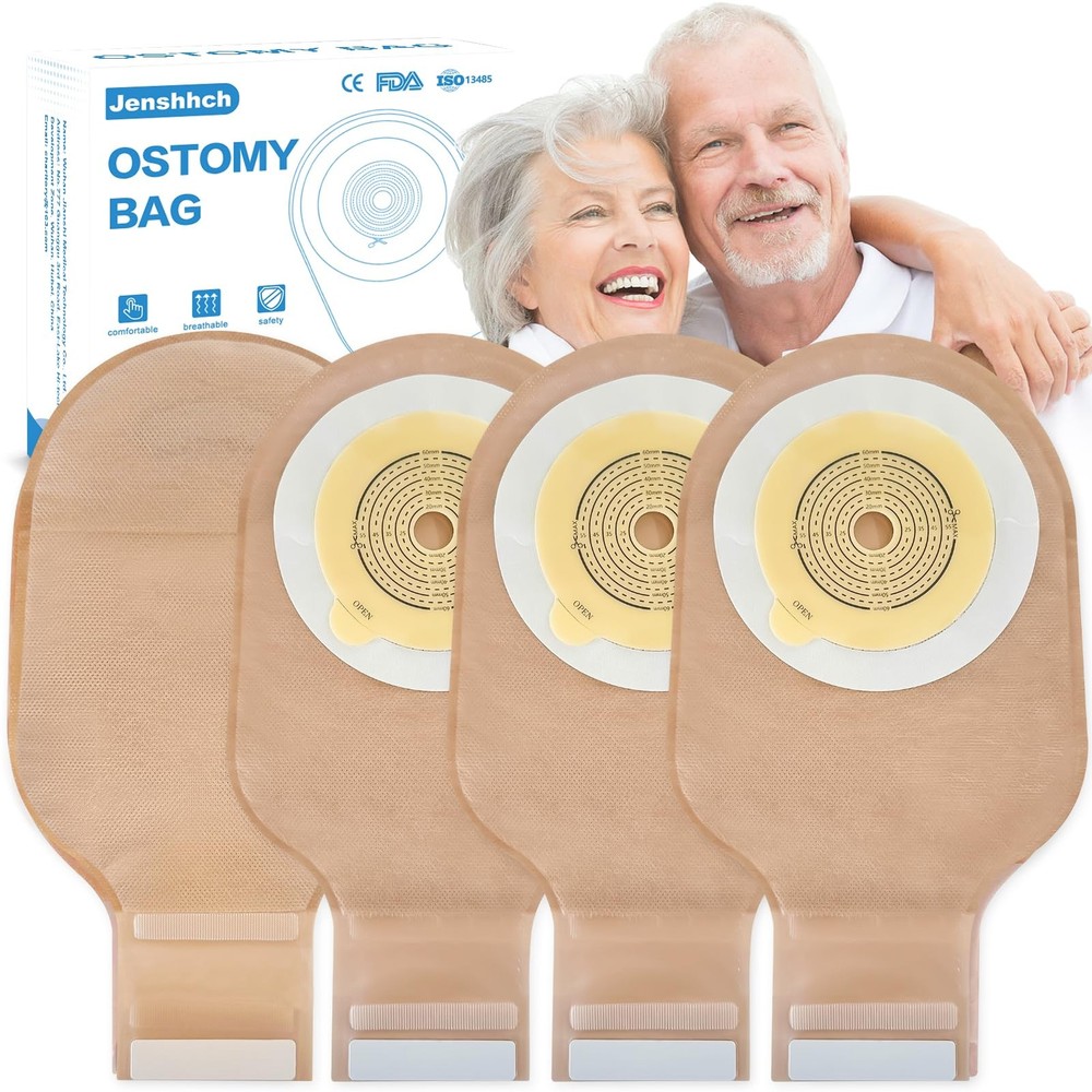 Ostomy Bags One Piece Drainable Pouches for Colostomy Ileostomy Stoma Care 22Pcs
