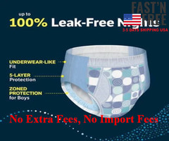 [HOT SALE] Goodnites Bedwetting Underwear for Boys, L (68-95 lbs), 46 Ct, NEW US
