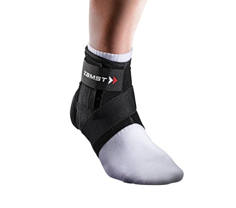 ZAMST A1short Ankle Guard Middle Support Right/Left Size S, M, L, LL Black