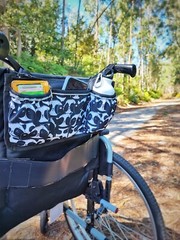 Wheelchair bag with wheelchair cup holder, Waterproof walke + pill box as a gift