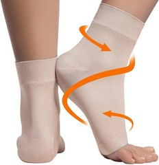 1Pair Ankle Brace Compression Sleeve Support Socks Foot Fasciitis Pain Relief