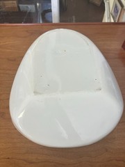 White Bedpan – Vintage Enamelware