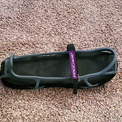 ProCare EvenUp Shoe Lift Balancer Size S/M Gray/Black Purple Strap Adjustable