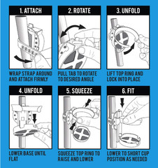 Easy To Use Products – Universal Mobility Cup Holder