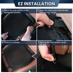 Car Gel Seat & Lumbar Cushion Support Pillow Pain Relief for Drivers Office