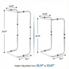 Blanket Lifter for Feet, C-Shaped Bed Cradle Frame for Foot of Bed, Adjustabl…