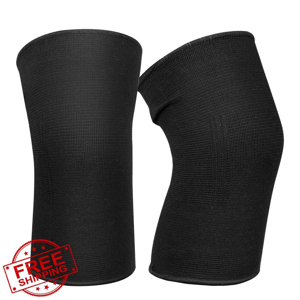 JUSDIQIR Knee Compression Sleeve Black