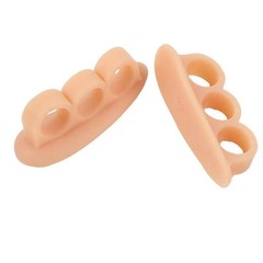 Hammer Toe Straightener Curled Toe Separator Gel Support Foot Pad 1 Pair