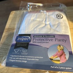 INSPIRE Women’s Protective Panties with Mesh Pocket Size XL