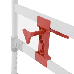 Steel Toilet Safety Rails w/ Fixable Clamp Adjustable Handicap Frame Max.330lbs