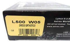 Lynco Orthotics aetrex Women’s Dress Series L500 W05 Arch Support – Size 5