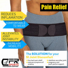 Sacroiliac Support Belt Lumbar Back Hip Pain Increases Mobility for Men Women