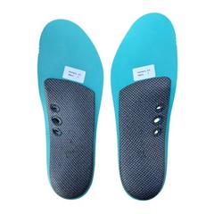 10 Seconds Arch Stability Insoles Men 7 Women 8.5 Full Foot PORON Cushion Teal