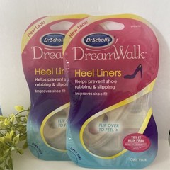 Dr Scholls Dream Walk Gel Heel Liners 1 pair New Sealed