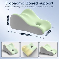Natural Latex Wedge Pillow for Couples & Maternity – Ergonomic Support Cushion