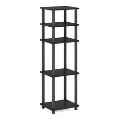 Furinno Just 3-Tier Turn-N-Tube End / / / Poles 2-Pack Americano/Black