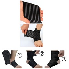 Elastic Knee Wrap Compression Support Bandage Ankle Joint Pain Athletic Use