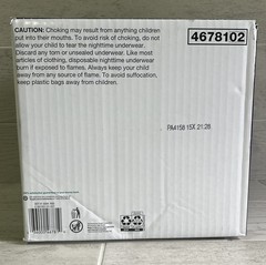 Up & Up Nighttime Disposable Underwear Size S/M 38-65 lbs 42 Count Box