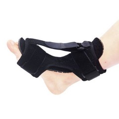 Plantar Fasciitis Foot Drop Splint Orthotic Brace Support Night Splint Black