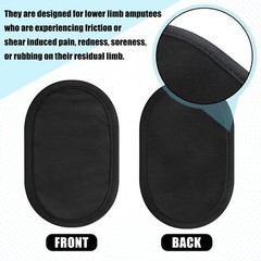6 Pcs Amputee Essentials Prosthetic Liner Patch for Amputees 4.5 x 7.5 Inches…