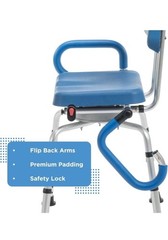 Journey SoftSecure 360 Degree Rotating Shower Chair – Shower Seat with Adjust…