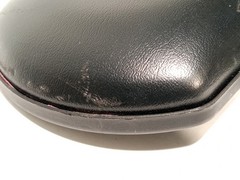 Black Single Padded Calf Cushion Padding for Unknown Patient Wheelchair Model
