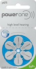 600 x Varta Power One Hearing Aid Batteries 1.4V 650mAh P675 100×6 Pack PR44