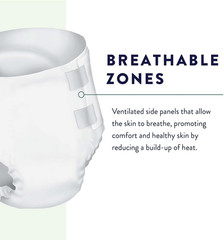 Incontinence Briefs, Unisex, Maximum Absorbency, Youth (15″ – 22″), 16