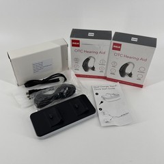 RCA OTC Hearing Aid – Rechargeable Right & Left Ear 15-Hour Battery w/Stand NEW