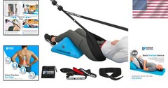 Portable Lower Back Decompression System with Patented Strap Release – 10x8x4 in