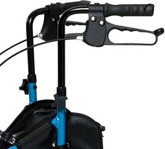 Lumex 3-Wheel Walker for Seniors, Foldable & Lightweight for Small & Tight Space