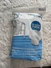 TidyCare Universal Disposable Commode Toilet Chair and Bedpan Liners | 48-Pack