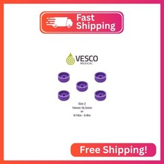 Vesco Medical Enfit Medicine Bottle Adapters (5, Size 2: 14mm-16.5mm)