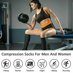 1-100Pair Compression Socks Pain Relief Calf Leg Foot Support Stocking S-XXL LOT