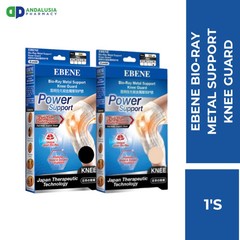 1 Pair EBENE Metal Knee Guard | Bio-Ray Technology Stability Comfortable Support