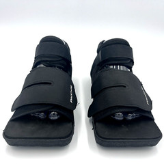 ProCare Medical Walking Shoes Black OpenToe Post-Op Break Unisex Sz S Adj Strap