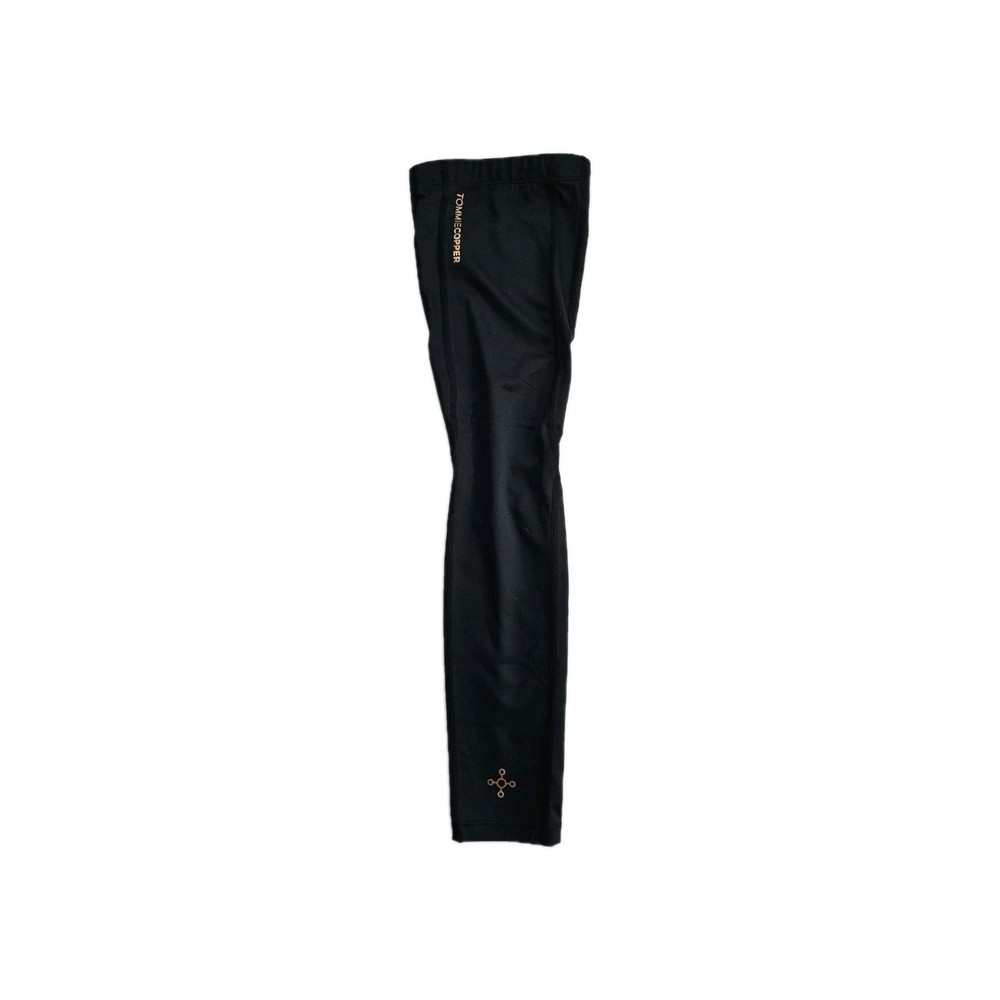 Tommie Copper Full Leg Compression Sleeve Sz MED 21.1/23.5″ Black Support