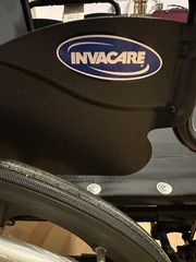 Invacare Tracer SX5 Folding Wheelchair 250lbs (113Kg) Capacity.