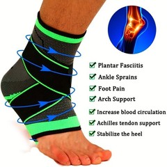 Ankle Support Strap Compression Wrap Bandage Brace Sprain foot Pain Relief US