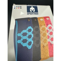 Sparthos Compression Calf Sleeves Leg – 1 Pair Socks for Men & Women (Black-M)