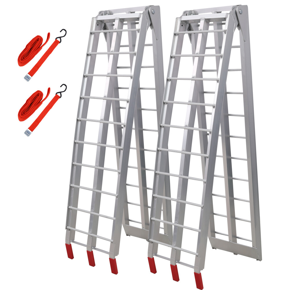 Aluminum Loading Ramps, Tailgate Ramps, Four Wheeler Ramps for Trucks Lawn Mower