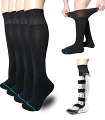 Walking Boot Socks Replacement Sock Liner for Orthopedic Walker Brace,Tube Socks