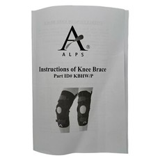 ALPS Cool fit Knee Brace Hinge Wrap Around XL Medial Lateral support Neoprene