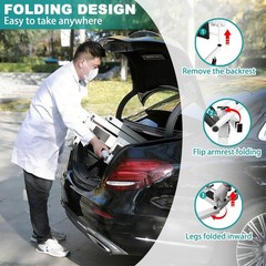 Irtme Portable Electric Patient Lift Transfer Chair Lift, Assist Lift, for Car