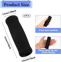 Foam Cane Handle Grip Set 4 Pieces, Compatible With 19 MM Walking Canes, New USA