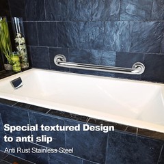 Stainless Steel Grab Bar Bathroom Safety Handicap Shower Tub Handle Support Lot