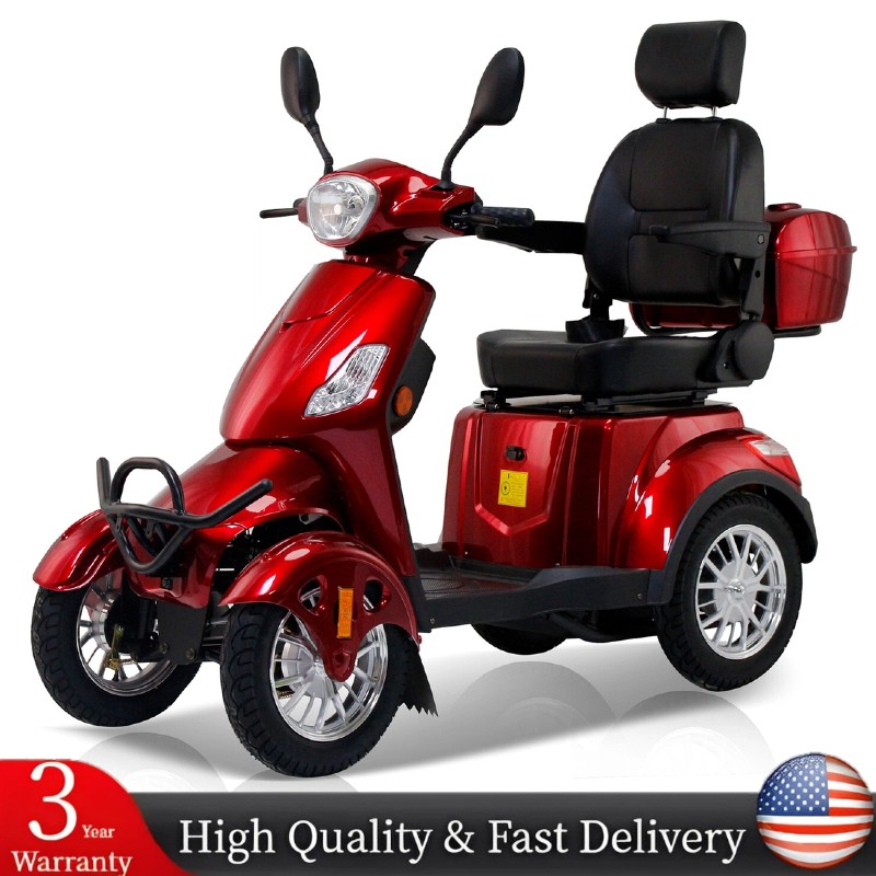 800W 4 Wheel Heavy Duty Mobility Scooter 60V 20Ah Battery Motor for Adult Senior
